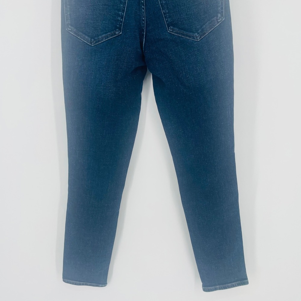 Madewell Curvy High Rise Skinny Jeans Dark Wash Size 23 Classic Rigid Denim - Picture 9 of 10